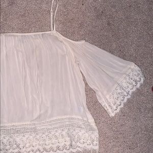 American Eagle off the shoulder long sleeve top